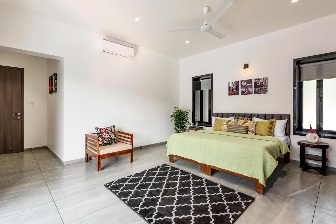 Saffronstays Mayfair Gardens 4 Bedroom Petfriendly Pool Villa آليباغ المظهر الخارجي الصورة