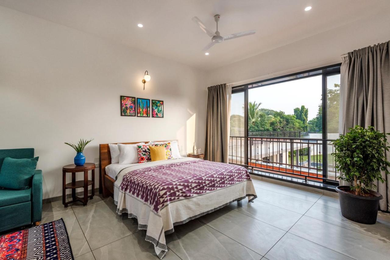 Saffronstays Mayfair Gardens 4 Bedroom Petfriendly Pool Villa آليباغ المظهر الخارجي الصورة