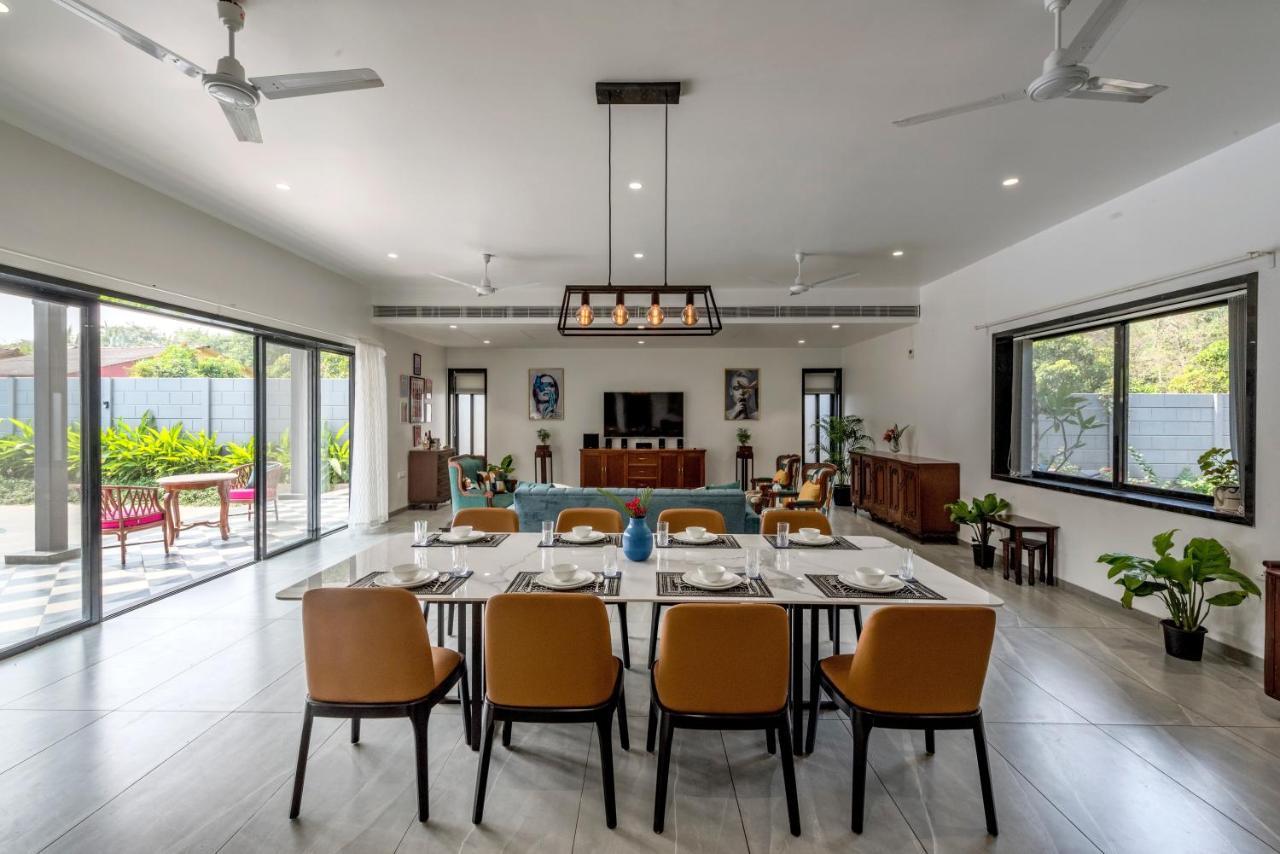 Saffronstays Mayfair Gardens 4 Bedroom Petfriendly Pool Villa آليباغ المظهر الخارجي الصورة